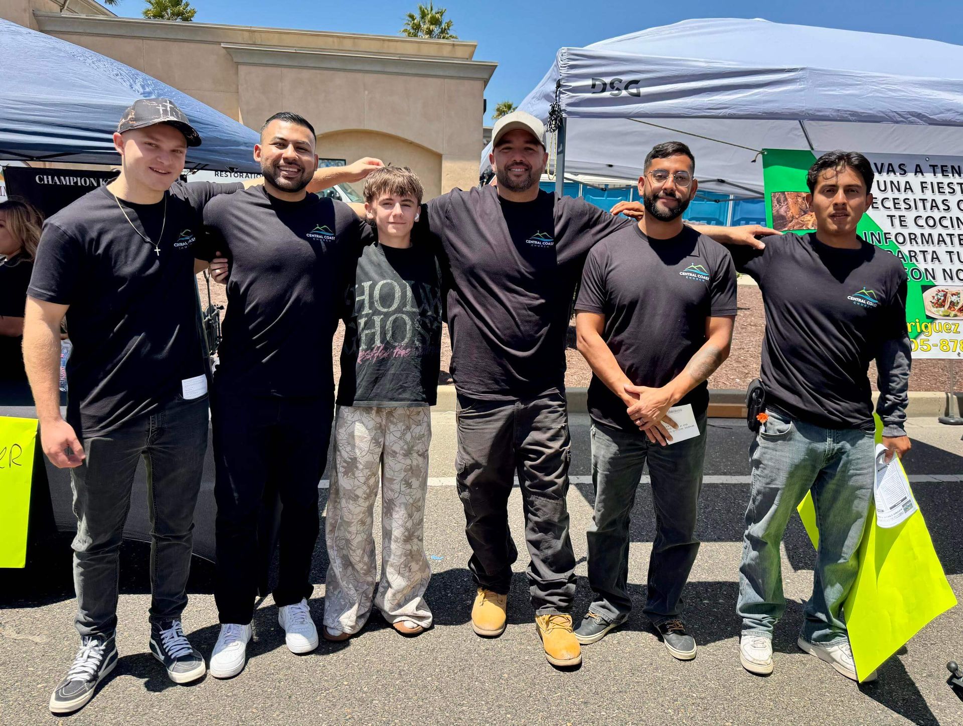 The Central Coast team at a community event
